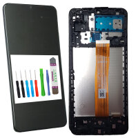 Display Für Samsung Galaxy A12  SM-A125F LCD Bildschirm schwarz + Rahmen