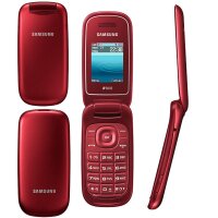 Original Samsung GT-E1272 Handy Rot Dual Sim Klapphandy...