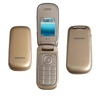 Original Samsung GT-E1272 Handy Gold Dual Sim Klapphandy...