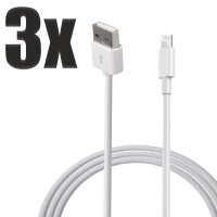 3x USB Ladekabel Datenkabel für Apple iPhone iPad...