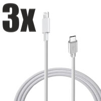 3x USB-Type C Ladekabel Datenkabel für Apple iPhone...