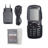 Ruggear RG100 Dual-SIM-Outdoor Handy Schwarz ohne Simlock ohne Vertrag Gebraucht