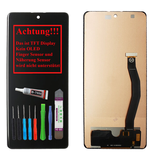 Display für Samsung Galaxy S10 Lite SM-G770F LCD Bildschirm Schwarz + TOOL