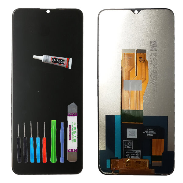 Display für Oppo Realme C33 RMX3624 / Realme C30 RMX3581 TouchScreen Schwarz LCD + TOUCH + TOOL