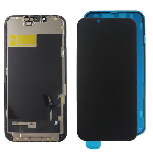 FHD inCell Display Für iPhone 13 LCD Display Bildschirm + KLEBEPAD SCHWARZ Black