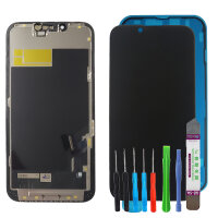 FHD inCell Display Für iPhone 13 LCD Display Bildschirm + KLEBEPAD SCHWARZ Black + TOOL