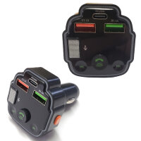 Bluetooth 5.0 FM Transmitter Auto Radio Adapter...