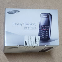 Samsung GT-E1081T Rot Ohne Simlock & Vertrag Neu Original versiegelt & verpackt