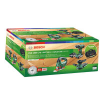 BOSCH Werkzeug Set 18V Akkuschrauber Stichsäge Exzenterschleifer 2 Akkus Neu OVP