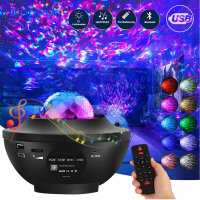 LED Sternenhimmel Lampe Projektor Bluetooth Galaxy Musik...