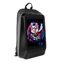 LED Farbbildschirm Rucksack Reisetasche Schultasche Sport...