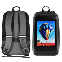 LED Farbbildschirm Rucksack Reisetasche Schultasche Sport...