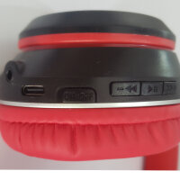 Original Lenovo Bluetooth Stereo Earphone Kabellose Kopfhörer HD200 schwarz/rot