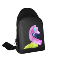 LED Schultertasche Umhängetasche Gürteltasche...