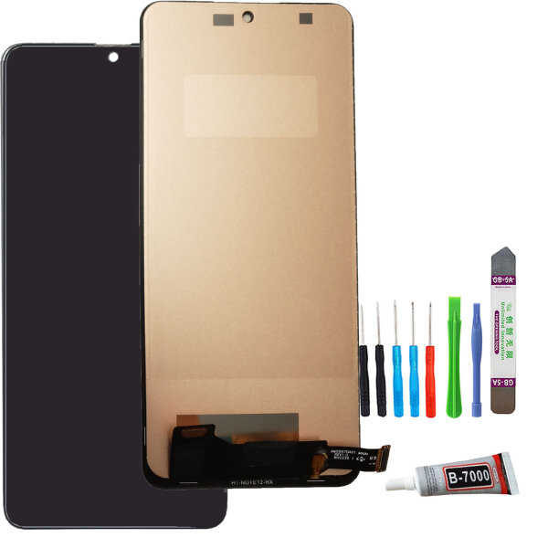 Ersatz Bildschirm passt Für Xiaomi Redmi Note 12S K7SR LCD TouchScreen schwarz + TOOL