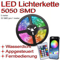LED Stripe Streifen RGB 5050 Band Leiste Licht...