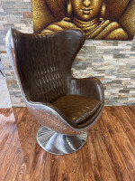 Büro Sessel Cocktailsessel Lounge Sessel Clubsessel Esszimmerstuhl Leder Sessel