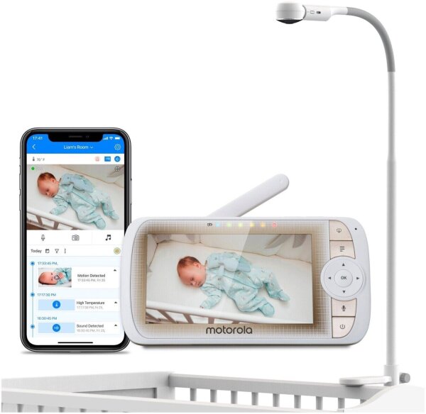 Original MOTOROLA Nursery Baby Monitor VM65X Connect Phone Video-Baby-Monitor