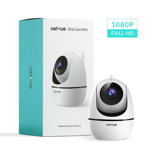 Original NETVUE Orb Mini WIFI IP Kamera 1080P Überwachungskamera Nachtsicht Babyphone