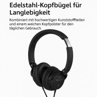 Original SOUNDMAGIC P22C Stereo Headset Extra-Bass On-Ear Kopfhörer mit Mikrofon