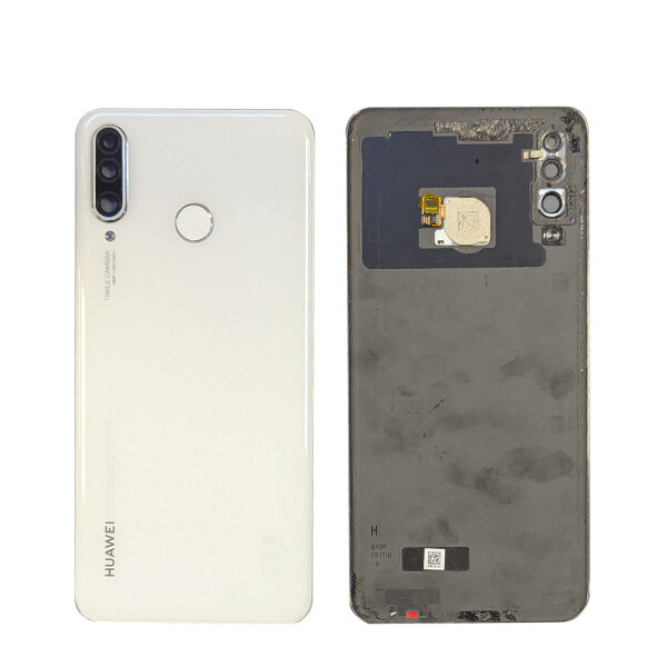 Original Huawei Backcover P30 Lite Akkudeckel inkl. Kameraglas +ID-Sensor Weiß