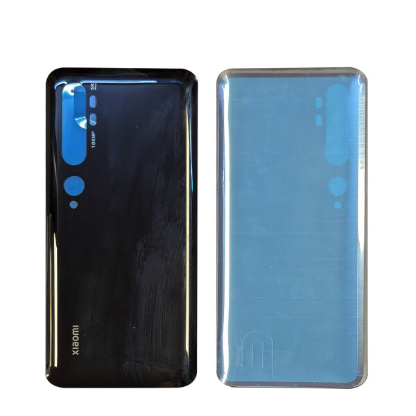 Original Xiaomi Backcover für Mi Note 10 Pro Akkudeckel inkl. Klebepad Schwarz Neu