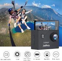 Action Cam FHD 1080P/12MP, Unterwasserkamera wasserdicht...