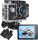 Action Cam FHD 1080P/12MP, Unterwasserkamera wasserdicht bis 30M, 140 Grad