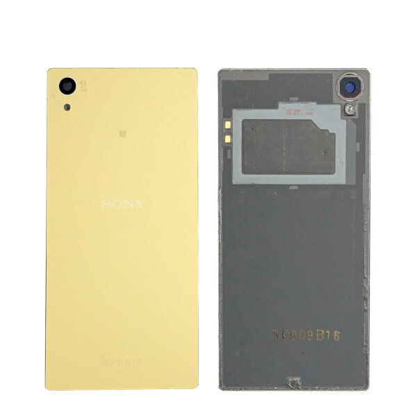 Original Sony Backcover Z5 E6603 E6653 Akkudeckel inkl. Kameraglas Gold