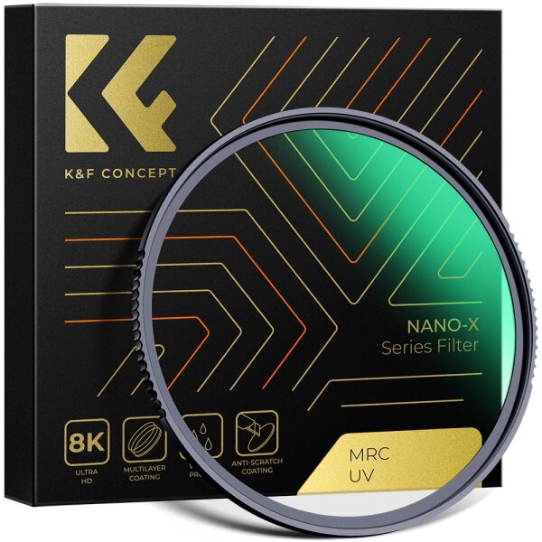 K&F Concept Nano-X Ultra-niedrige Reflexion 37mm MC UV Filter Schutzfilter
