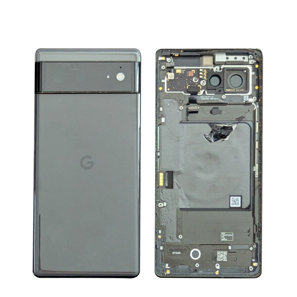Original Google Backcover Pixel 6 inkl.Kameraglas Grau