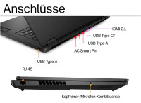 HP OMEN Gaming Laptop 17,3" QHD IPS Ryzen 9 8945HS 32GB RAM 1TB RTX 4060 240Hz