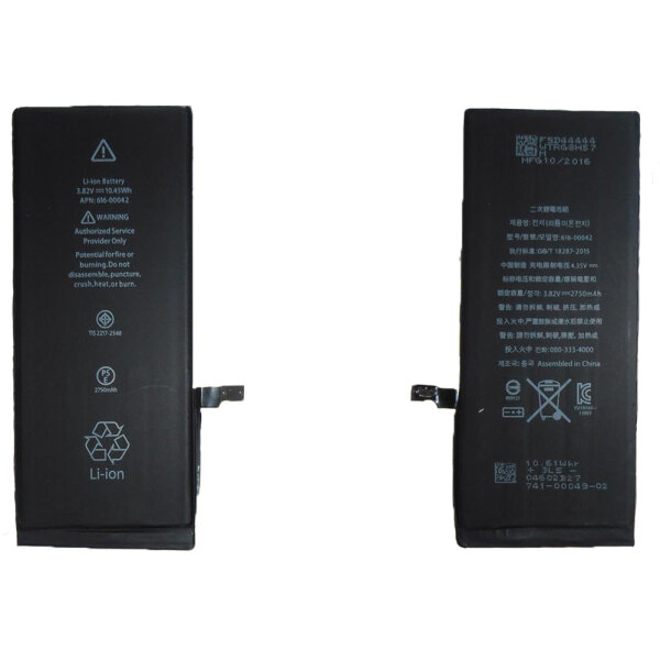 Ersatz Akku für iPhone 6S Plus ersetzt APN 616-00042 Accu Batterie Battery Neu