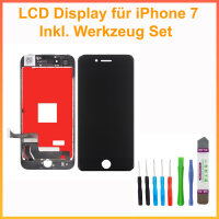 Display Für  iPhone 7 Schwarz LCD OEM Display +...