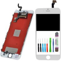 Für iPhone 6S Plus weiß LCD Display +...