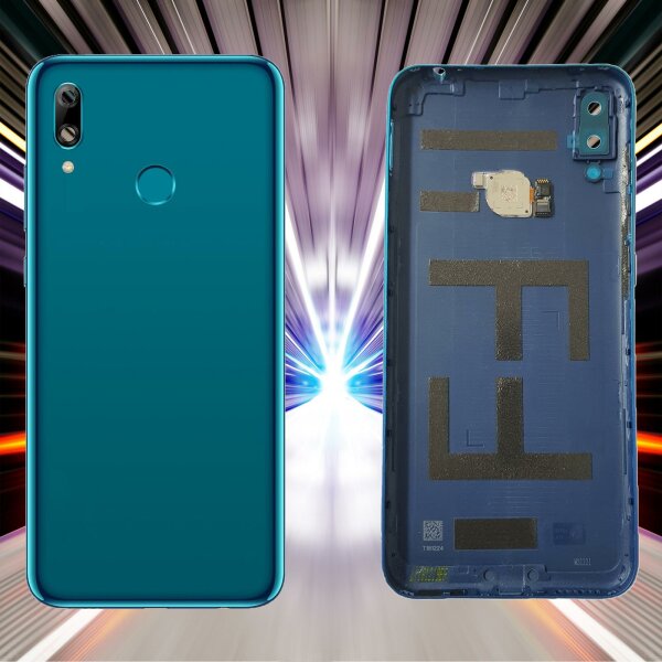 Für Huawei P Smart 2019 / P Smart 2020 Akkudeckel Housing Akku Deckel Gehäuse Cover Backcover Blau +Kameraglas