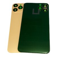 Für iPhone 11 Pro Akkudeckel Backcover Rückcover Rückoberschale Mit Kameraglas gold !