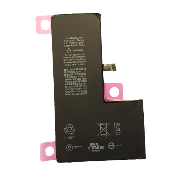 Qualitäts Akku für iPhone XS ersetzt APN 616-00512 Batterie 2658 mAh Battery