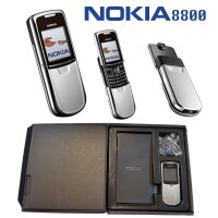 Nokia 8800 Slider Telefone Handy Mobiltelefon Silber Sim...