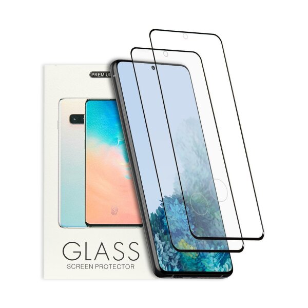 2x Side Glue Schutzglas Fur Samsung Galaxy S20 Plus Displayschutz Tempered Glass mit Box